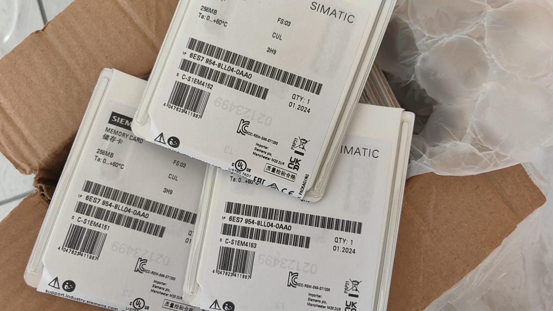 SIMATIC MEMORY CARD 256 MB